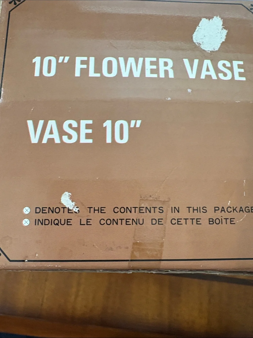 Blue Floral Decorative Vase